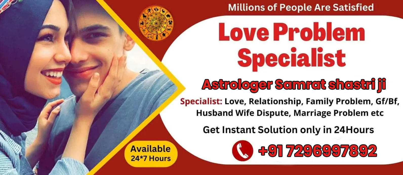 Astrologer Samrat Shastri Ji +91-7568933546